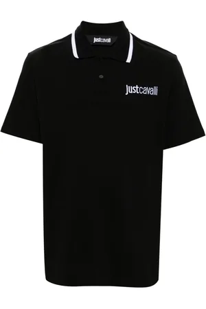 Roberto Cavalli Poloshirt mit Logo-Stickerei
