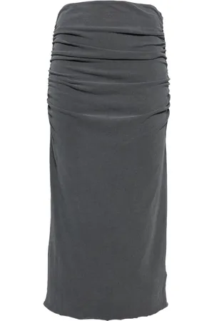 James Perse Geraffter Jersey-Bleistiftrock