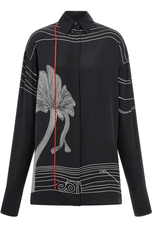 Salvatore Ferragamo Hemd mit Blumen-Print