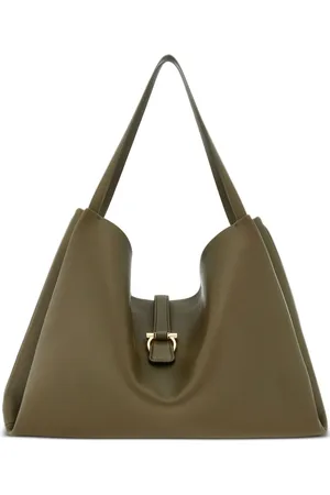 Salvatore Ferragamo Große Tote Bag mit Gancini-Verschluss
