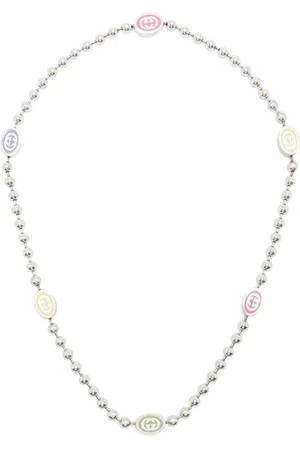 Gucci Halskette aus Sterlingsilber mit GG