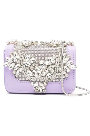 LOULOU Mini-Tasche mit Kristallen
