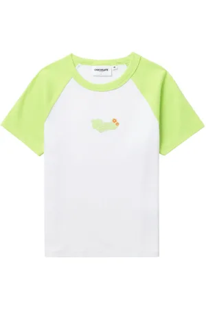 Chocoolate T-Shirt mit Logo-Applikation