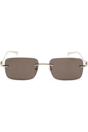 Gucci Sonnenbrille mit eckigem Gestell
