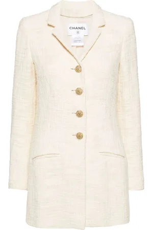 CHANEL 2012 einreihiger Tweed-Blazer