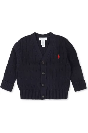 Ralph Lauren Cardigan mit Zopfmuster