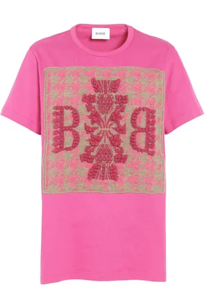 Barrie T-Shirt mit Hahnentrittmuster