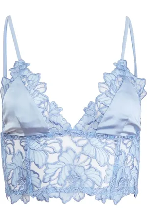 FLEUR DU MAL Whitney Triangel-BH mit Stickerei