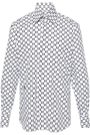 Karl Lagerfeld Hemd mit Monogramm-Print