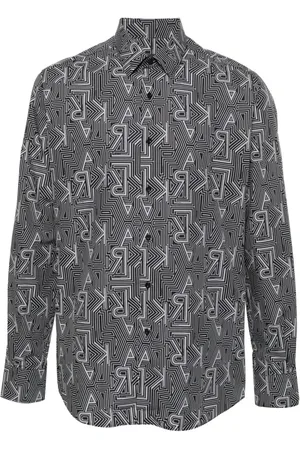 Karl Lagerfeld Hemd mit Logo-Print