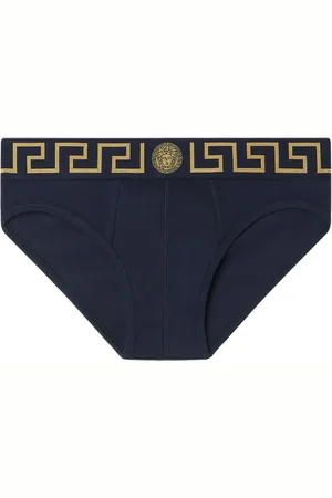 VERSACE Slip mit Greca-Bund