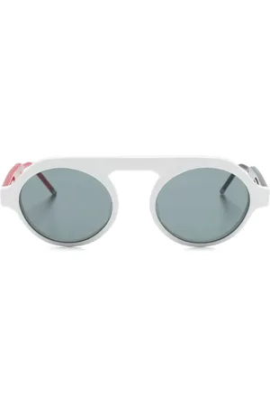 Thom Browne Sonnenbrille mit rundem Gestell