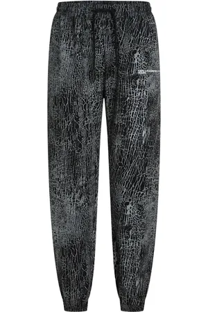 Karl Lagerfeld Bestickte Jogginghose mit Riss-Print