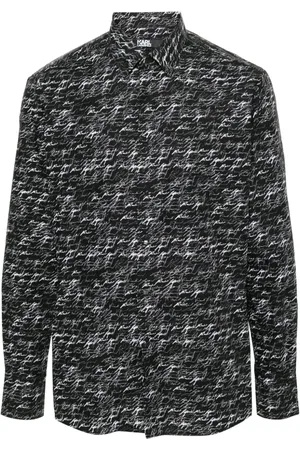 Karl Lagerfeld Hemd mit Logo-Print