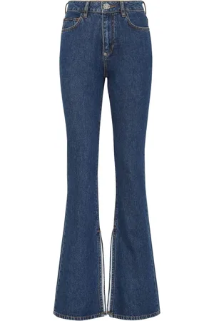 Philipp Plein Ausgestellte High-Waist-Jeans