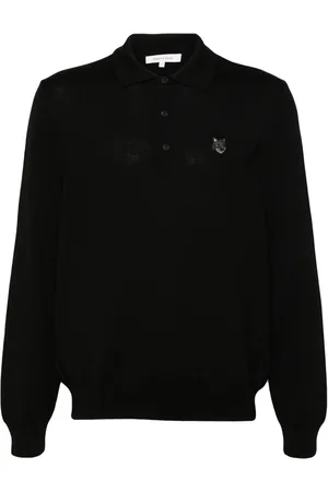 Maison Kitsuné Poloshirt mit Fuchsmotiv