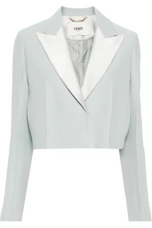 Fendi Blazer mit kontrastierenden Einsätzen