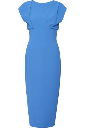 RACHEL GILBERT Maggie Midikleid mit drapiertem Detail