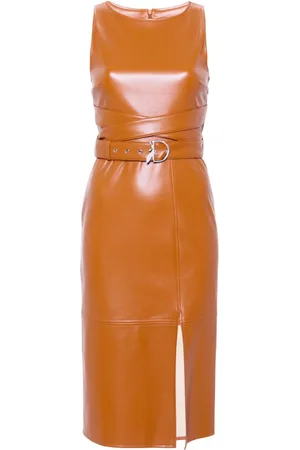 Patrizia Pepe Midikleid mit Gürtel