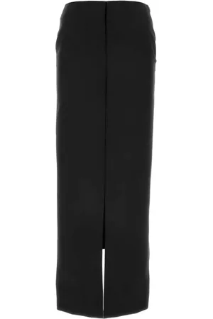 Givenchy Wollgemisch-Maxirock mit Schlitz