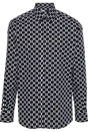 Karl Lagerfeld Hemd mit Logo-Print