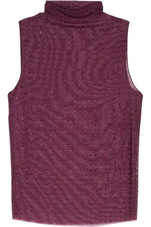 Pinko Tülloberteil mit Strass