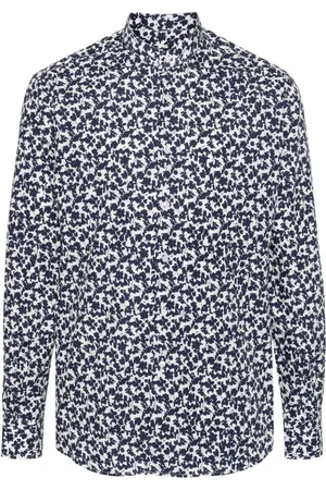 Karl Lagerfeld Hemd mit Blumen-Print