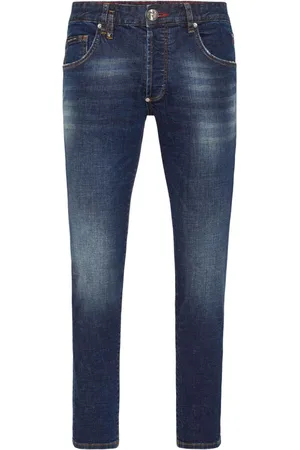 Philipp Plein Halbhohe Skinny-Jeans