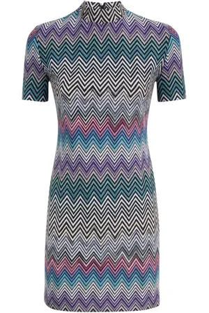 Missoni Minikleid mit Zickzackmuster