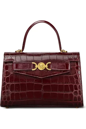 VERSACE Medusa `95 Handtasche mit Kroko-Effekt