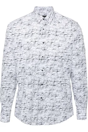 Karl Lagerfeld Hemd mit Logo-Print