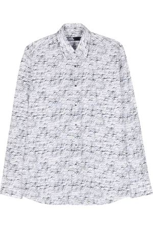 Karl Lagerfeld Hemd mit Logo-Print