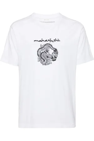 Maharishi Thar T-Shirt mit Drachenstickerei