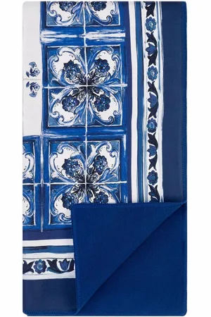 Dolce & Gabbana Decke mit Blumen-Print