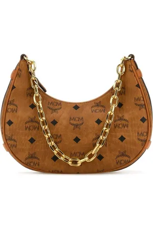 MCM Aren Crescent Schultertasche