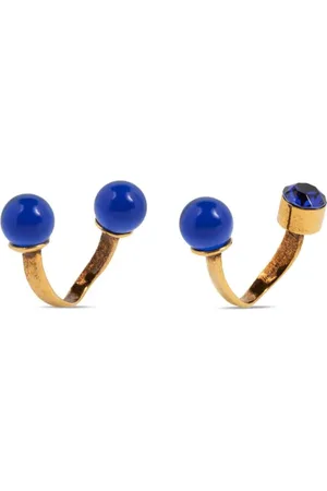 DRIES VAN NOTEN Ring mit Schmucksteinen (2er-Set)