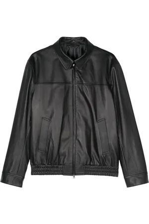 BRIONI Klassische Lederjacke
