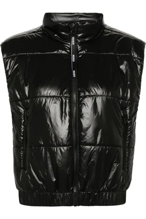 HUGO BOSS Weste mit Logo-Applikation