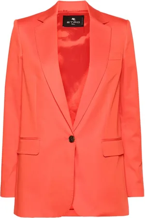 Etro Gabardine-Blazer mit Pegaso-Knöpfen