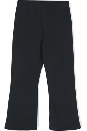 DOUUOD KIDS Ausgestellte Hose mit Logo-Print