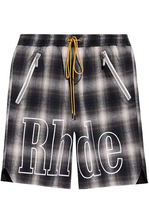 Rhude Karierte Sport-Shorts
