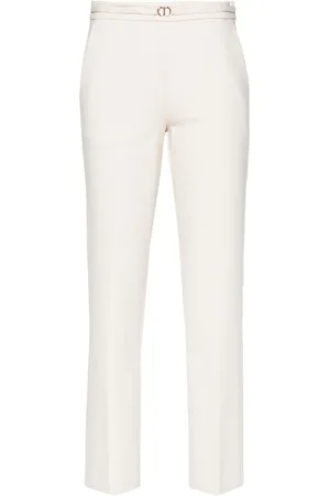 Twin-Set Oval T Hose mit Bügelfalten