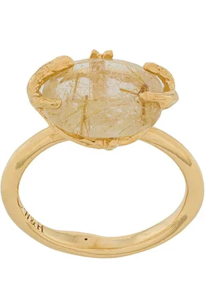 WOUTERS & HENDRIX Ovaler Ring mit Rutilquarz