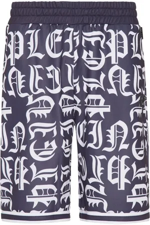 Philipp Plein Shorts mit durchgehendem Logo-Print
