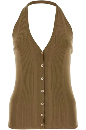 Prada Gestricktes Neckholder-Top