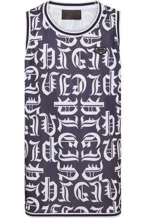 Philipp Plein Trägershirt mit Logo-Print