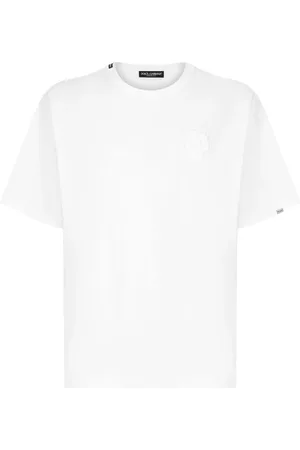 Dolce & Gabbana T-Shirt mit Logo-Stickerei