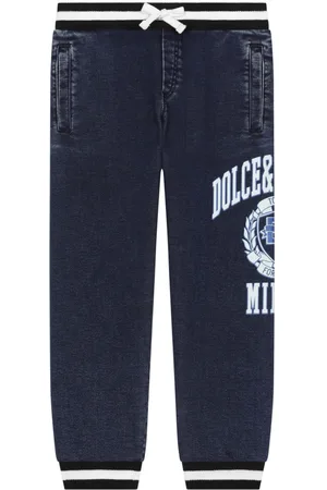 Dolce & Gabbana Jeans-Jogginghose mit Logo-Print
