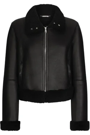 Dolce & Gabbana Bikerjacke aus Lammleder