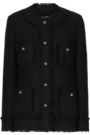 Dolce & Gabbana Einreihige Tweed-Jacke